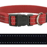 Rogz For Dogs Snake Halsband Zwart