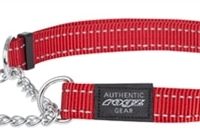 Rogz For Dogs Fanbelt Halfslip Halsband Rood