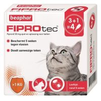 Beaphar Fiprotec Kat Tegen Vlooien &  Teken